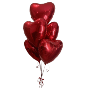 5 globos helio