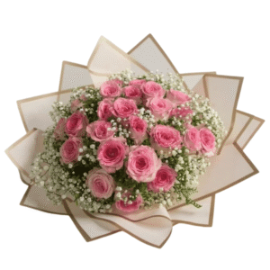Ramo de 35 rosas naturales con un toque de Princesa