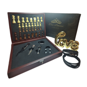 Juego de ajedrez de madera