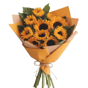 Ramo de 10 girasoles