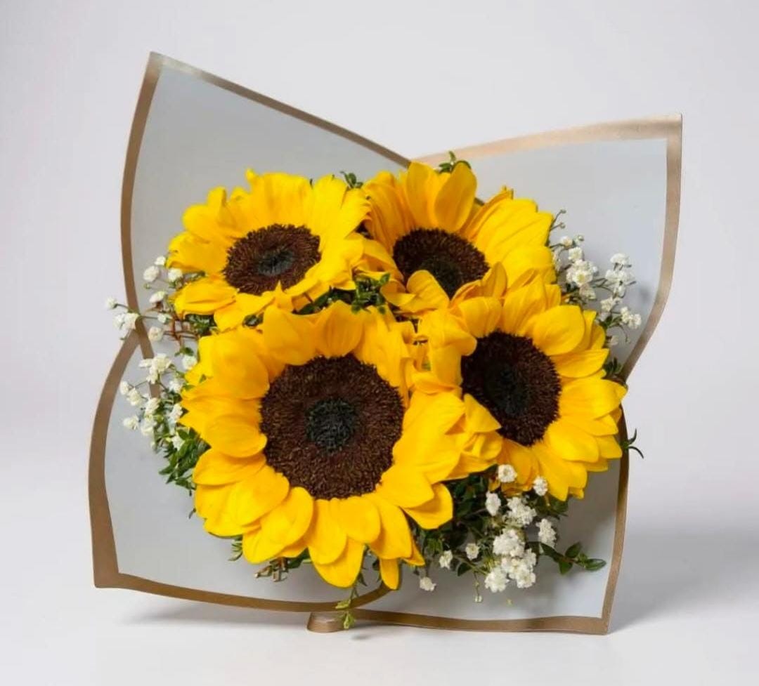 Ramo de 4 girasoles