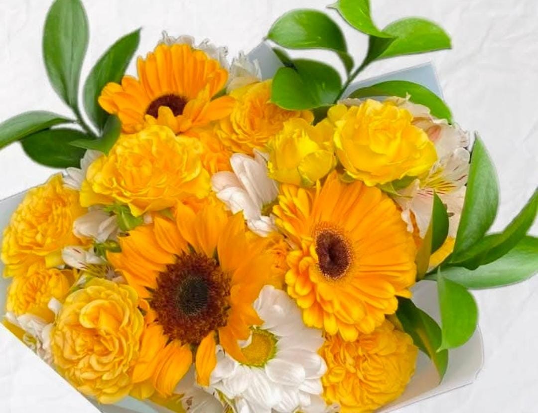 Mix flores amarillas 8 varas