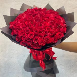 Ramo de 100 rosas Naturales