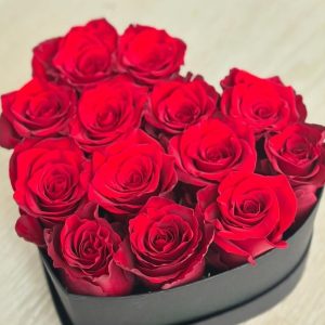 Box tamaño S de rosas Naturales