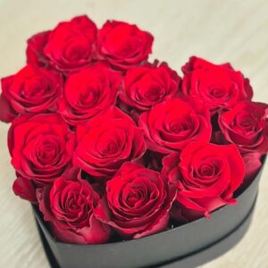 Box tamaño S de rosas Naturales