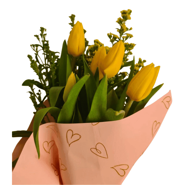 Mini ramo de tulipanes