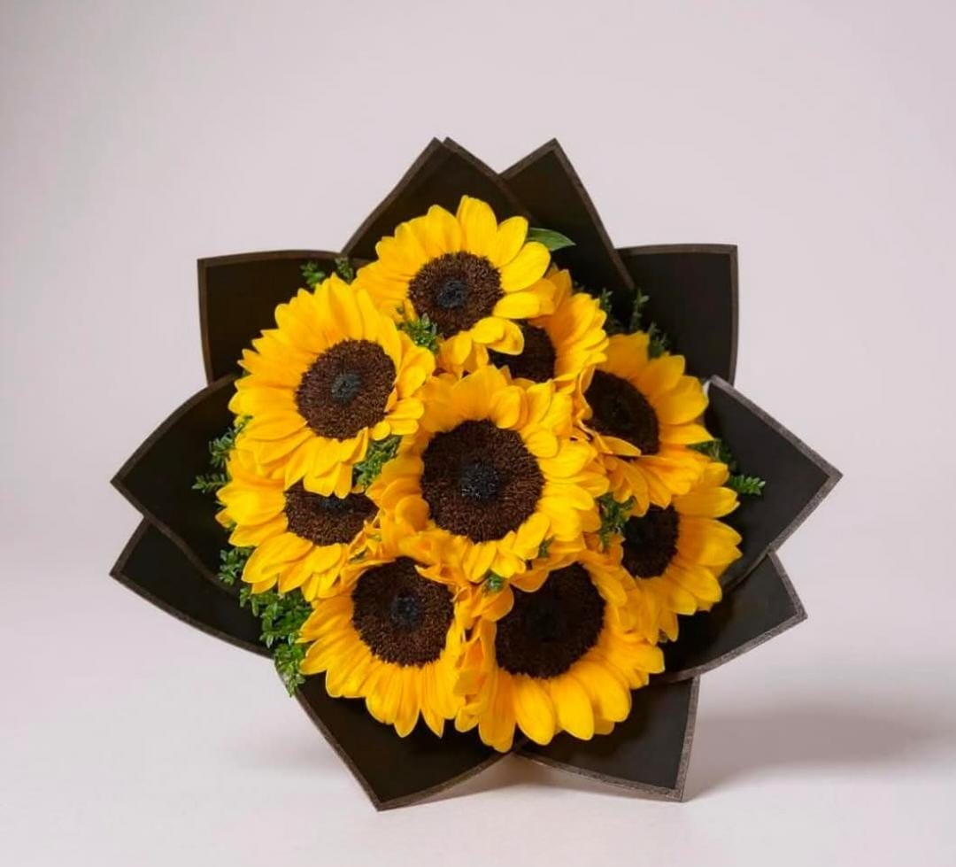 Ramo de 9 girasoles
