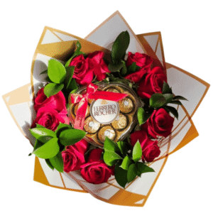 Ramo de Rosas con Chocolate