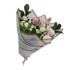 Ramo de mini rosas y tulipanes del Día