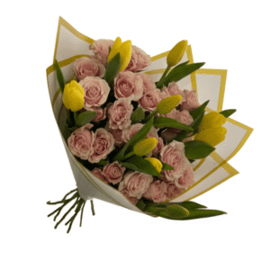 Ramo de Rosas y Tulipanes