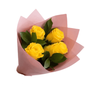4 Rosas Amarillas