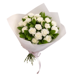 Ramo Mini Claveles Blanco