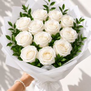 Ramo de 20 rosas Blancas