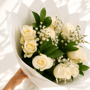 Ramo de 7 rosas Blancas