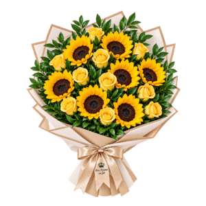 Rosas y Girasoles