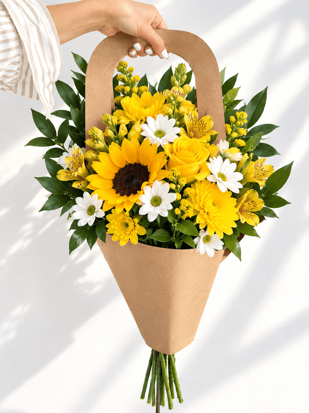 Arreglos florales con flores Amarillas - Imagen 3