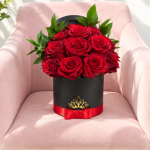 Box Deluxe de 15 rosas Rojas Naturales